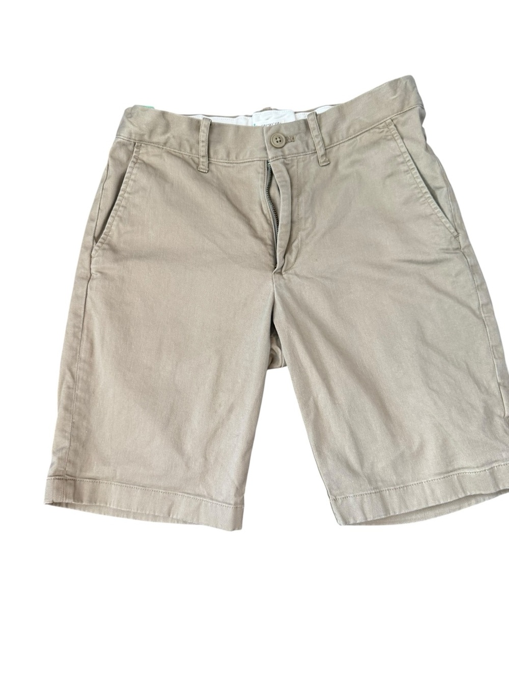 Crewcuts J. Crew Boys Size 16 Khaki Chino Shorts preppy summer Cotton Blend